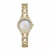 Relic By Fossil Womens Gold Tone Bracelet Watch Zr34506 In Transparent