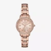 Relic By Fossil Womens Rose Goldtone Bracelet Watch Zr34671 In Gold