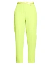 Relish Collection Woman Pants Lime Green Size 8 Polyester, Elastane In Green