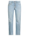 Relish Jeans Woman Jeans Blue Size 29 Cotton, Elastane In Blue