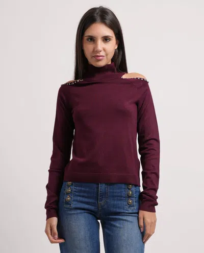 Relish Sweaters In Bordeaux Scuri