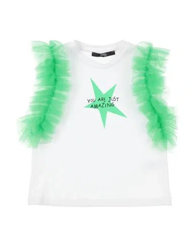 Relish Babies'  Toddler Girl T-shirt White Size 6 Cotton, Elastane