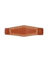 Relish Woman Belt Brown Size 4 Textile Fibers In Brown