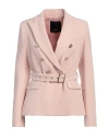 Relish Woman Blazer Blush Size 8 Polyester, Elastane In Pink