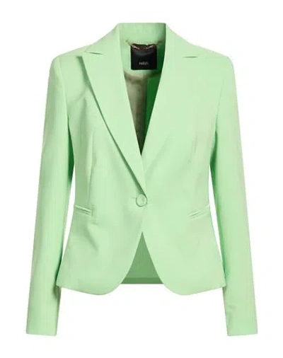 Relish Woman Blazer Light Green Size 6 Polyester, Elastane In Multi