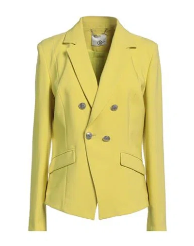 Relish Woman Blazer Lime Green Size 8 Polyester, Elastane