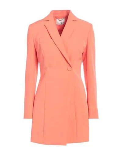 Relish Woman Blazer Salmon Pink Size 6 Polyester, Elastane
