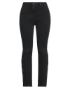 Relish Woman Jeans Black Size 27 Cotton, Elastomultiester, Elastane In Black