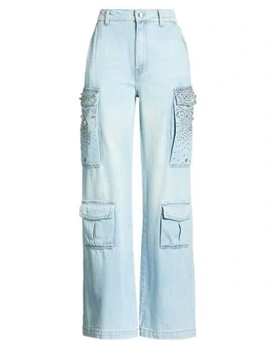 Relish Woman Jeans Blue Size 26 Cotton