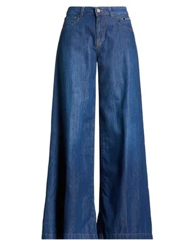 Relish Woman Jeans Blue Size 28 Cotton, Polyester