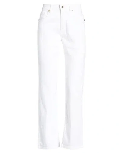 Relish Woman Jeans White Size 25 Cotton, Elastane
