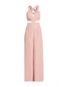 Relish Woman Jumpsuit Antique Rose Size 10 Polyester, Elastane In Pink
