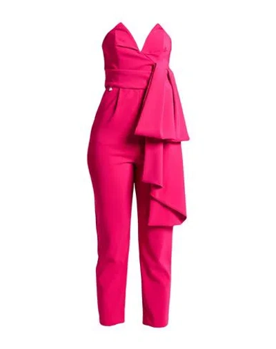Relish Woman Jumpsuit Fuchsia Size 6 Polyester, Elastane In Pink