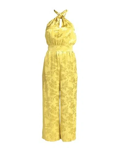 Relish Woman Jumpsuit Mustard Size M Viscose In Yellow