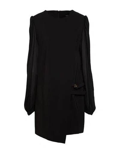 Relish Woman Mini Dress Black Size 12 Polyester, Elastane