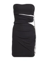 Relish Woman Mini Dress Black Size 4 Polyester, Elastane