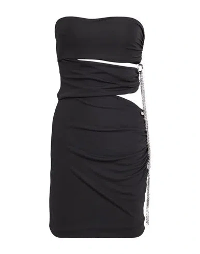 Relish Woman Mini Dress Black Size 4 Polyester, Elastane