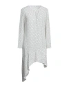 Relish Woman Short Dress White Size Xs Polyester In White