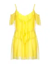 Relish Short Dresses In Yellow