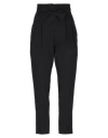 Relish Woman Pants Black Size 10 Polyester, Elastane