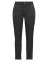 Relish Woman Pants Black Size 26 Cotton, Elastane