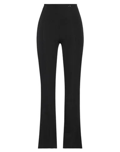 Relish Woman Pants Black Size 4 Polyester, Elastane
