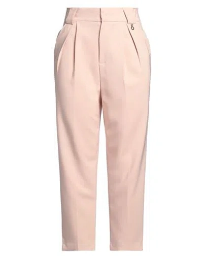 Relish Woman Pants Blush Size 10 Polyester, Elastane