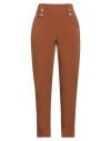 Relish Woman Pants Camel Size 10 Polyester, Elastane In Beige