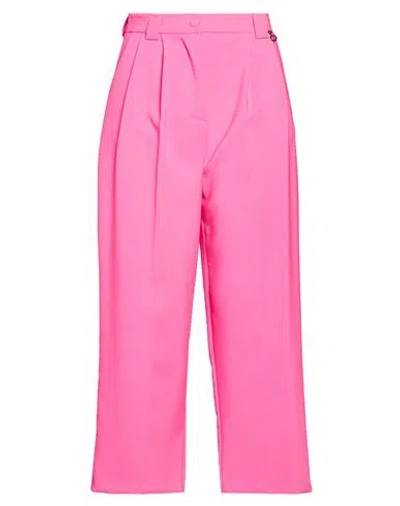 Relish Woman Pants Fuchsia Size 10 Polyester, Elastane In Pink