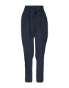 Relish Woman Pants Midnight Blue Size 10 Polyester, Elastane In Blue