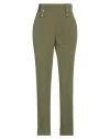 Relish Woman Pants Military Green Size 2 Polyester, Elastane