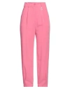 Relish Woman Pants Pink Size 10 Polyester, Elastane In Pink