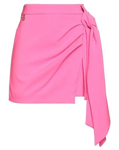 Relish Woman Shorts & Bermuda Shorts Magenta Size 8 Polyester, Elastane