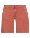 Relish Woman Shorts & Bermuda Shorts Orange Size 26 Cotton, Elastane In Orange