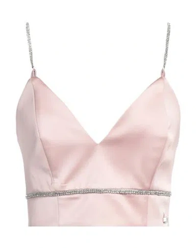Relish Woman Top Blush Size 8 Polyester, Elastane In Pink