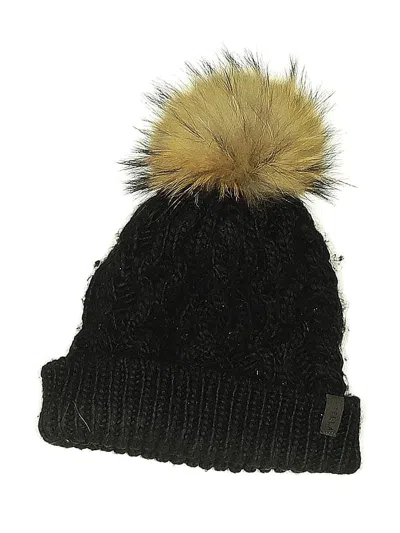 Pre-owned Rella Beanie Hat In Black