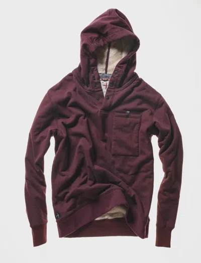 Pre-owned Relwen Superfleece Sherpa Hoodie In Crimson