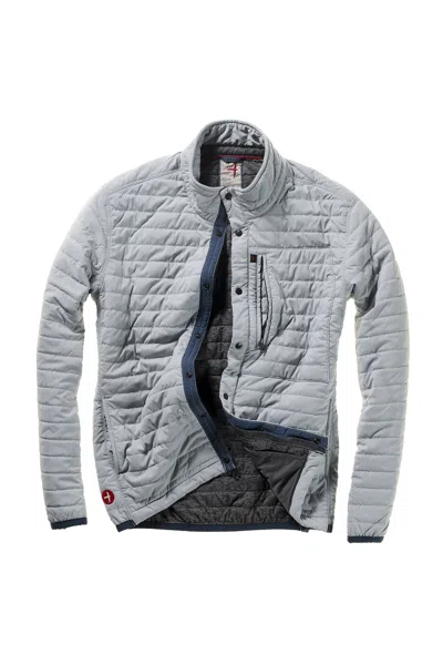 Pre-owned Relwen Windzip Quilted Jacket In Ghost Grey