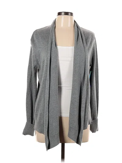 Pre-owned Remade Cardigan Sweater In Gray