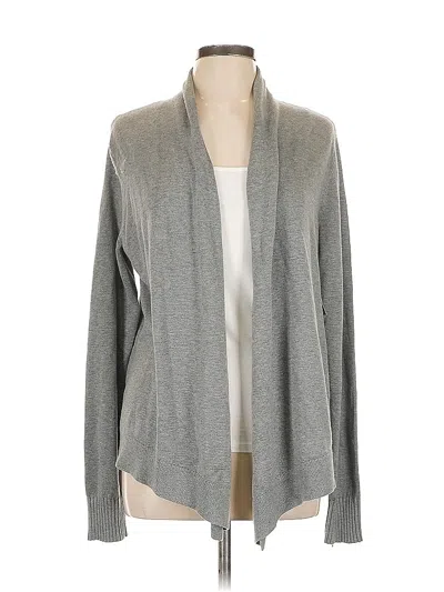 Pre-owned Remade Cardigan Sweater In Gray