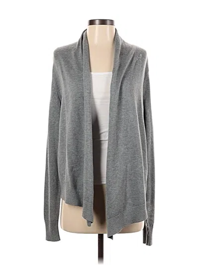 Pre-owned Remade Cardigan Sweater In Gray