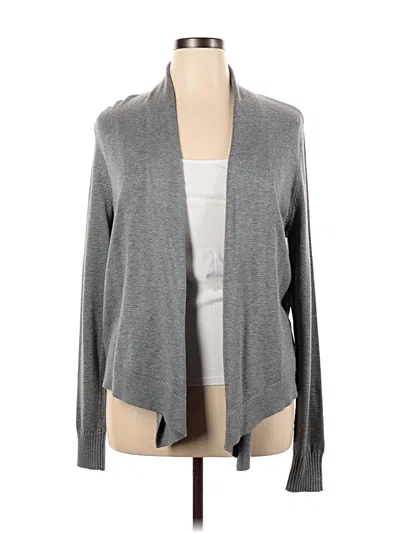 Pre-owned Remade Cardigan Sweater In Gray