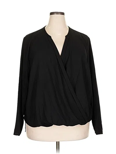 Pre-owned Remade Long Sleeve Blouse In Black