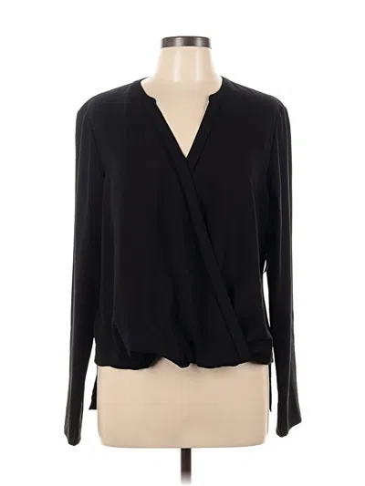 Pre-owned Remade Long Sleeve Blouse In Black