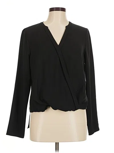 Pre-owned Remade Long Sleeve Blouse In Black