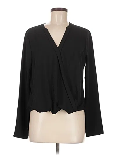 Pre-owned Remade Long Sleeve Blouse In Black