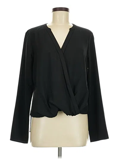 Pre-owned Remade Long Sleeve Blouse In Black