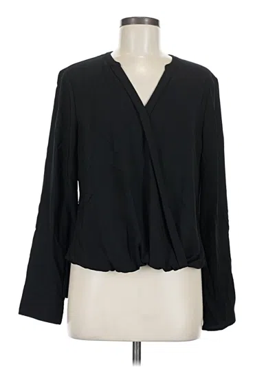 Pre-owned Remade Long Sleeve Blouse In Black