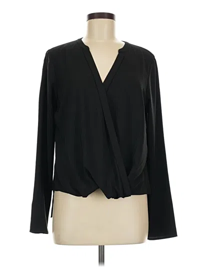 Pre-owned Remade Long Sleeve Blouse In Black