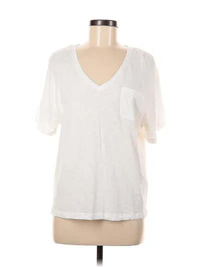 Pre-owned Remade Short Sleeve T-shirt In White